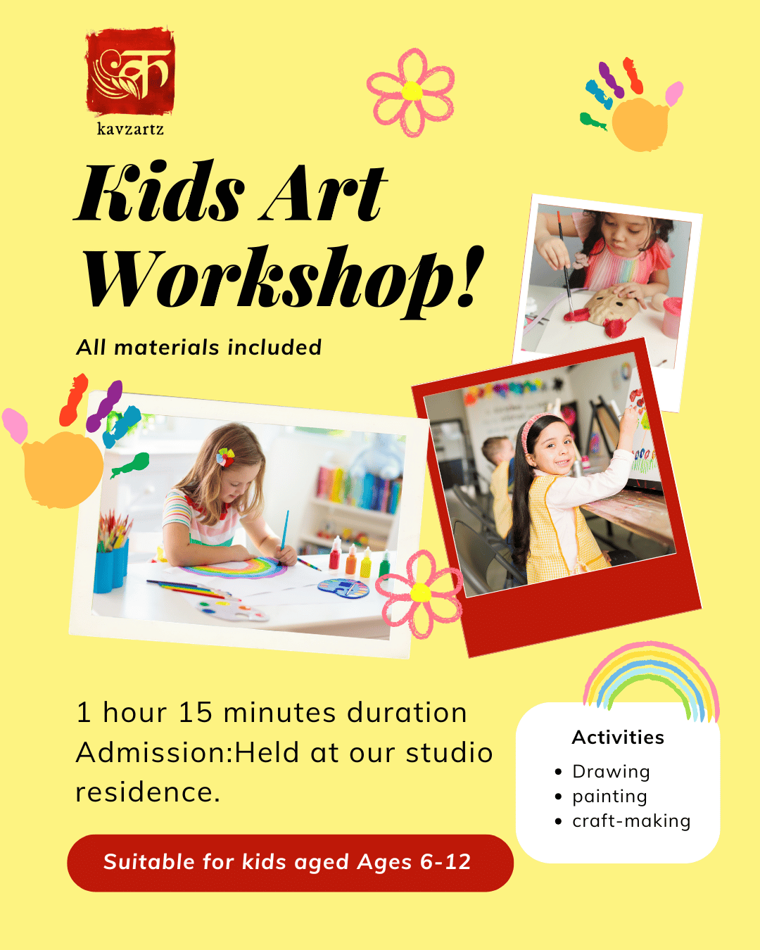 Kids Art Workshop at Studio