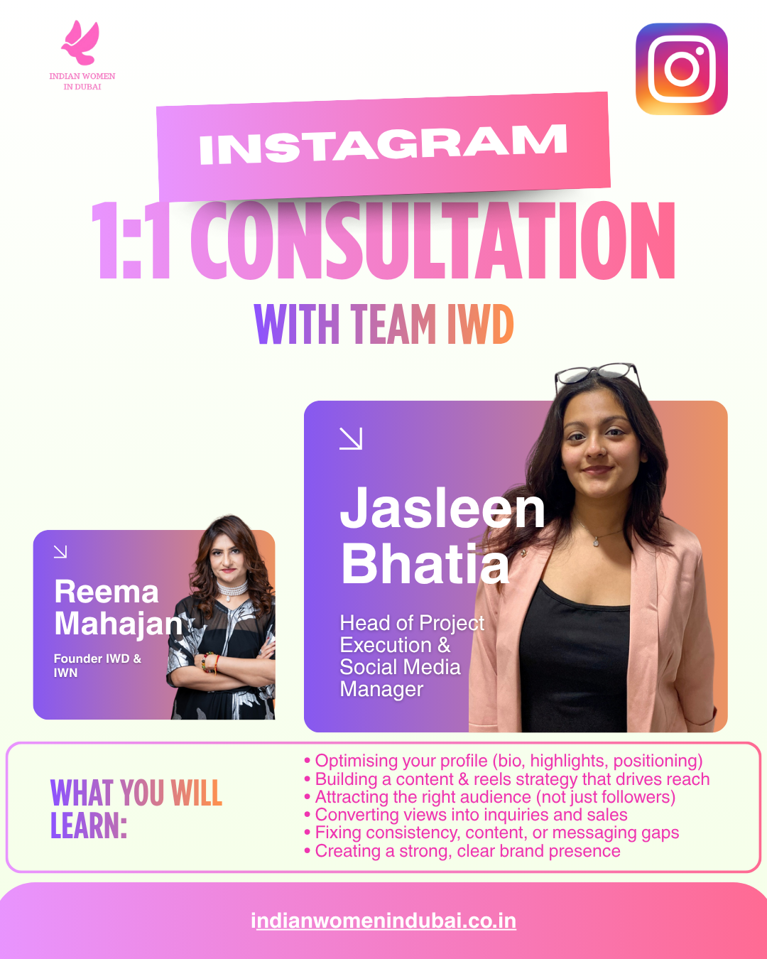 Instagram 1:1 Personalised Growth & Strategy Session