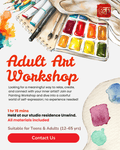 Adult Art Workshop at Studio Session