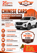 Preventive Maintenance Contract (PMC) for Chinese Cars
