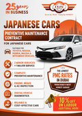 Preventive Maintenance Contract (PMC) for Japanese Cars