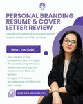 1:1 Resume & Cover Letter Review