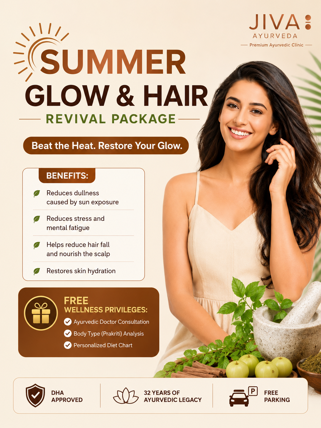 Summer Glow & Hair Revival Package