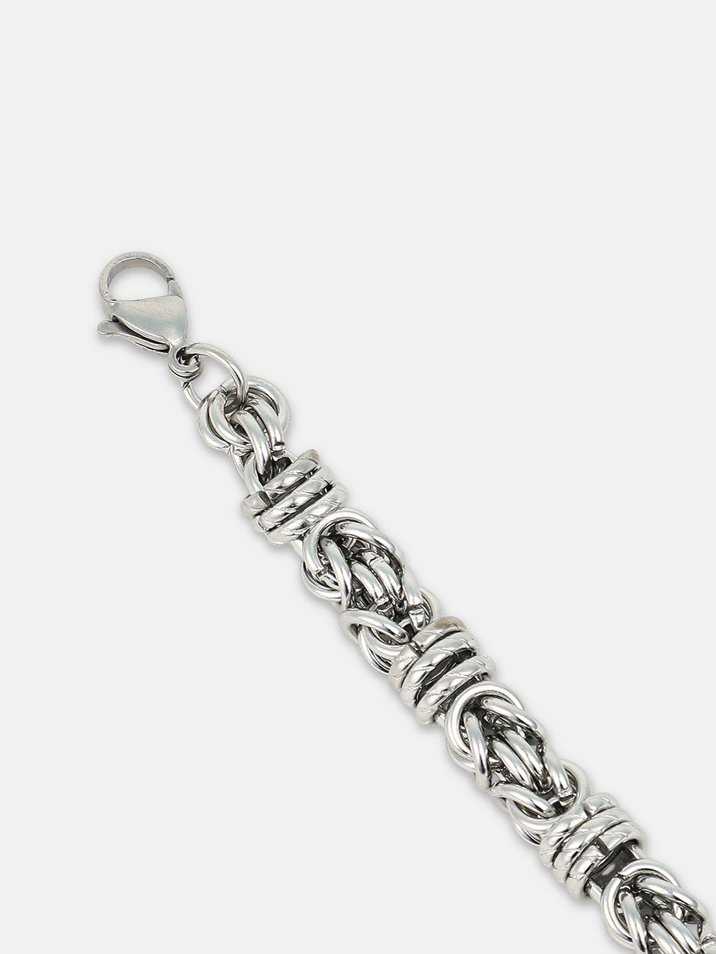 The Knot Link Bracelet - Metallic Silver