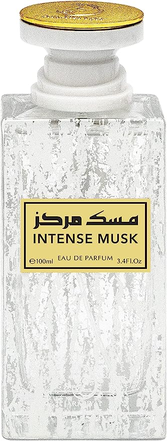 ARABIYAT INTENSE MUSK Perfume Gift Set for Unisex, 100ml Eau de Parfum and 200ml Perfume Spray