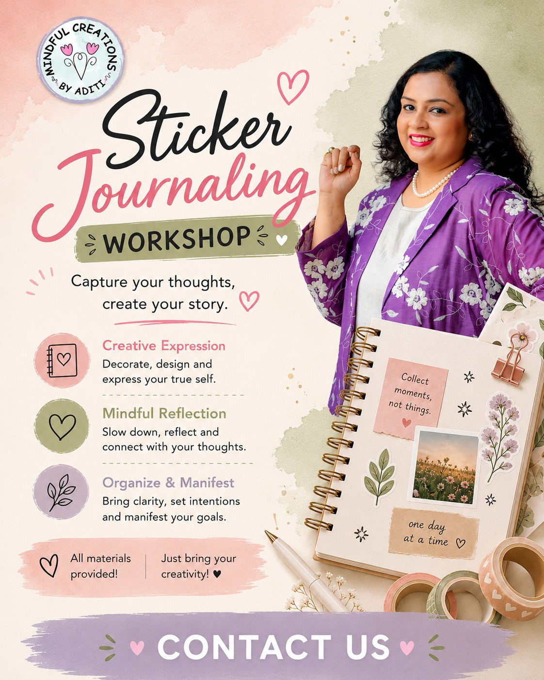 Sticker Journaling & Vision Board Workshop UAE